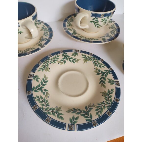 Pfalzgraff USA - Lot of 3 sets - Stoneware Cup & Saucer Sylvan Pattern - Picture 7 of 12